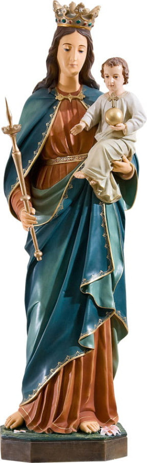 Figura - Matka Boża Królowa Świata (110 cm)