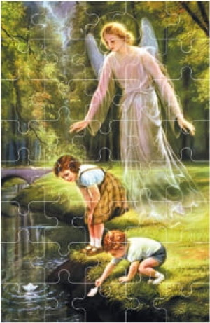 Puzzle Anioł Stróż