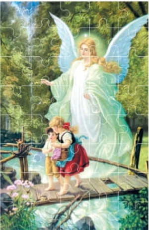 Puzzle Anioł Stróż