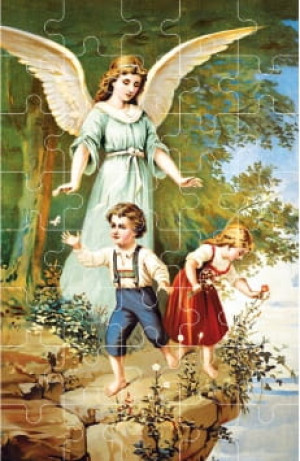 Puzzle Anioł Stróż