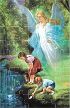 Puzzle Anioł Stróż