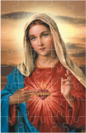 Puzzle Serce Maryi