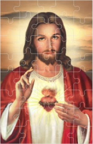 Puzzle Serce Pana Jezusa