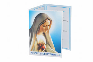 Nabożeństwo pierwszych pięciu sobót miesiąca - kontrolka - 25 szt.