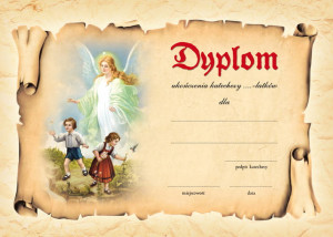 Dyplom ukończenia katechezy - 50 szt.