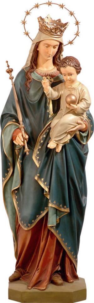 Figura - Matka Boża Królowa Świata (140 cm)