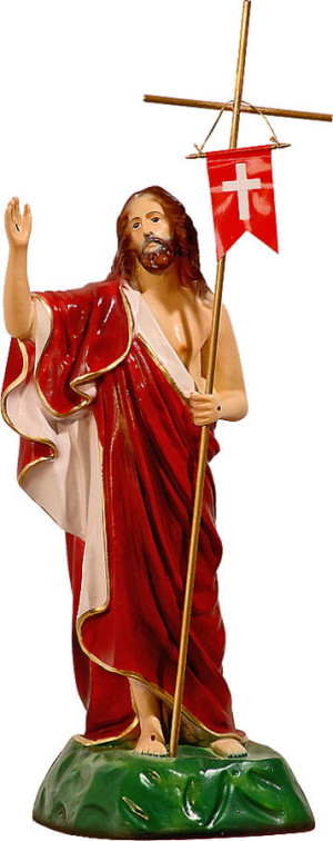 Figura Jezus Chrystus Zmartwychwstały (40 cm)