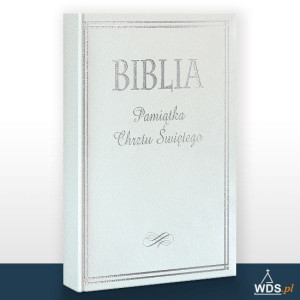 Biblia - Pamiątka Chrztu Świętego - złocona