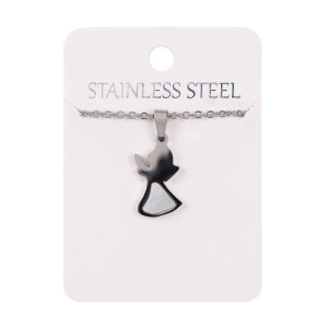 Naszyjnik - aniołek - Perla Madre - Stainless Steel