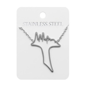 Naszyjnik - krzyżyk Tau - Stainless Steel