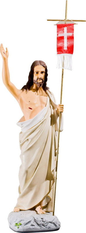 Figura Jezus Chrystus Zmartwychwstały (65 cm)