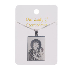 Naszyjnik - Czarna Madonna - Our Lady of Częstochowa