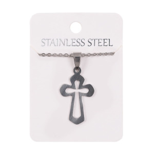 Naszyjnik - krzyżyk - Stainless Steel