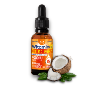 Witamina D3 K2 MK7 z olejem MCT 10 ml
