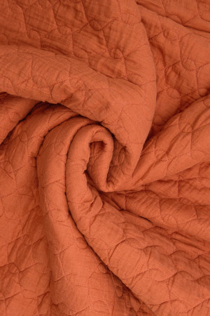 Promod Coupon 2 m coton matelassé uni Terre de sienne