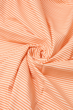 Promod Coupon 3 m en coton rayé Rayé corail