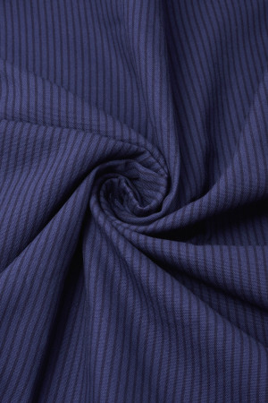 Promod Coupon 3 m en coton rayé Rayé indigo