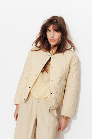 Promod Veste matelassée Femme Beige XXL