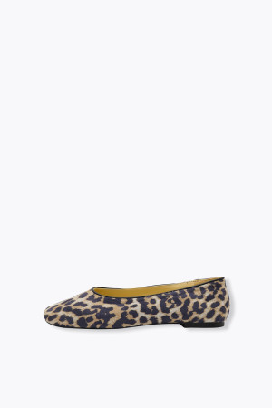Promod Ballerines imprimées léopard Imprimé camel