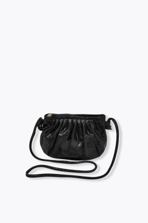 Promod Petit sac boule en cuir irisé Noir Unique