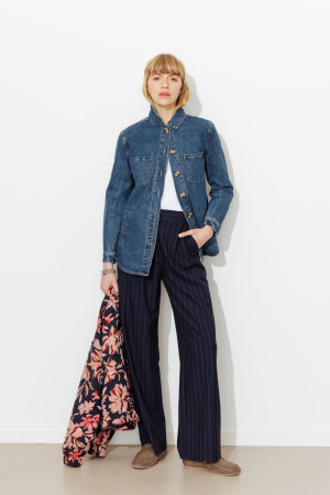 Promod ALMA veste surchemise en jean Jean moyen S