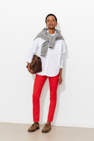 Promod GASPARD jean skinny Femme Rouge 38