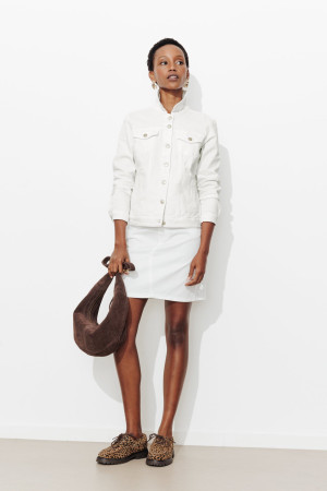 Promod Veste en toile Femme Blanc 36