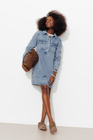 Promod Robe courte en jean Femme Jean clair 48