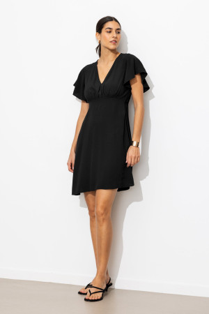 Promod Robe courte et évasée Femme Noir 48