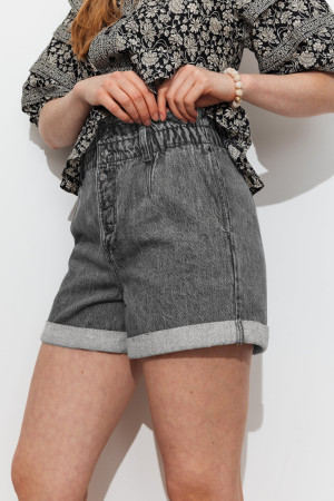 Promod Short en jean à boutons Femme Jeans gris 44