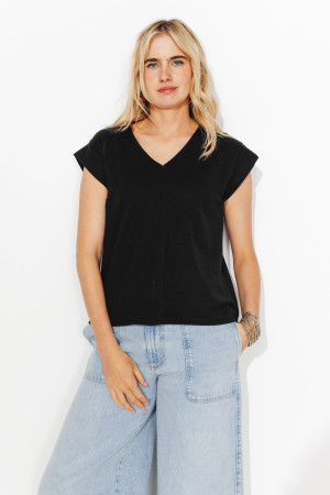 Promod T-shirt sans manches Femme Noir