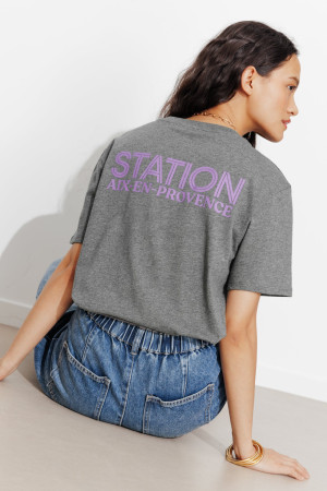 Promod T-shirt AIX-EN-PROVENCE Gris clair M