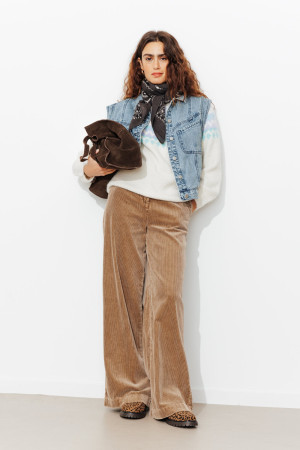 Promod Veste jean sans manches LEONIE Jean clair 42