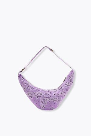Promod Sac croissant bandana Femme Violet