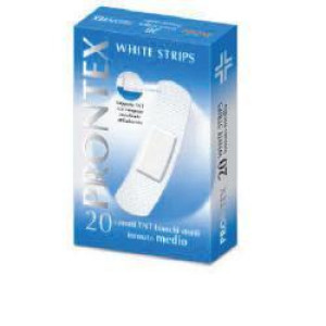 Prontex Safety White Strips Cerotti In TNT 20 Pezzi