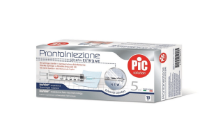 PIC ProntoIniezione Ago 23G 5 ml 10 Pezzi