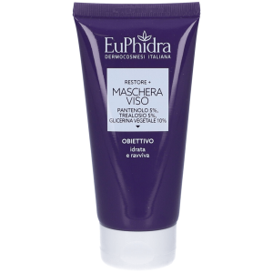 EuPhidra Restore+ Maschera Viso 75 ml Idrata Lenisce e Riduce Rossori Cutanei