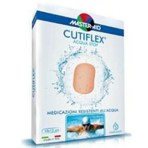 Master aid Cutiflex Acqua Stop Medicazione In Poliuretano Elastica E Trasparente 10x6 cm 5 Pezzi