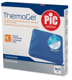 PIC Solution ThermoGel Cuscino Riutilizzabile Terapia Caldo Freddo 10x10 cm