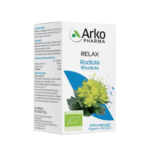Arkocapsule ArkoPharma Relax Rodiola Integratore per Stanchezza Fisica e Mentale 45 Capsule
