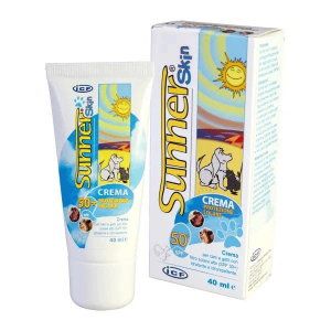 I.C.F. Icf Sunnerskin Crema Solare Cani E Gatti Protezione Spf50+ 40ml