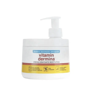 Vitamindermina Crema Idratante Anti-Prurito Secchezza e Irritazioni Cutanee 400 ml