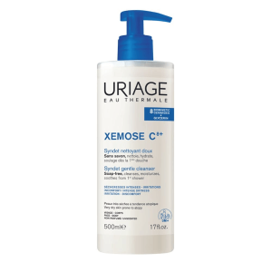Uriage Xémose C8+ Syndet Detergente Bagno Doccia Viso e Corpo 500 ml Pelle Secca Atopica ed Eczema
