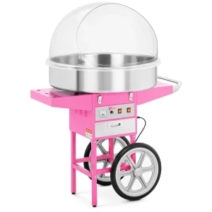 Royal Catering Stroj na cukrovú vatu - 72 cm - 1 200 W - vozík a ochranný kryt 10010133