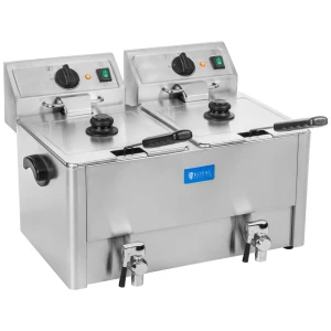 Royal Catering Fritéza - elektrická - 2 x 13 l - EGO termostat 10010153