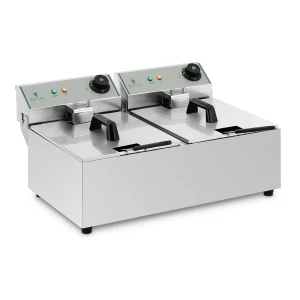 Elektrická dvojitá fritéza - 2 x 10 l - 6400 W - ECO - Royal Catering 10010255