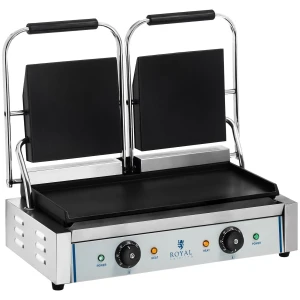 Royal Catering Kontaktný gril - dvojitý - hladký - 2 x 1 800 W 10010335