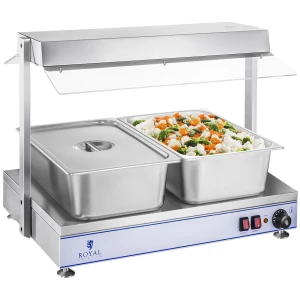 Royal Catering Ohrevná doska s 2 halogénovými žiarovkami - 1 100 W 10010382