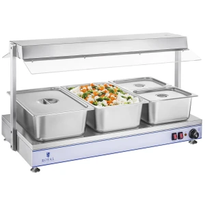 Royal Catering Horúca doska - 4 halogénové lampy - 2 000 W 10010384