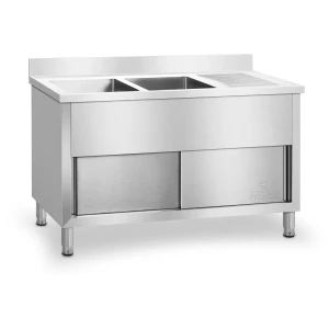 Royal Catering Drezová skrinka - dvojitá - 140 x 60 cm 10010409